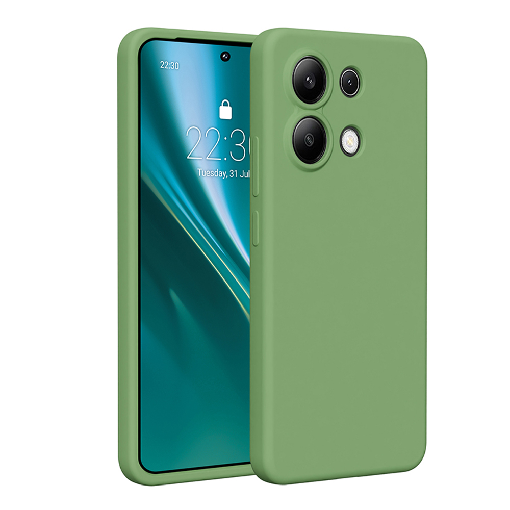Etteri silikoninis dėklas telefonui Xiaomi Redmi Note 13 4G - šviesiai žalias