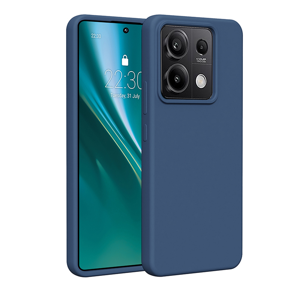 Etteri Silikoninis dėklas Xiaomi Redmi Note 13 Pro 5G tamsiai mėlynas