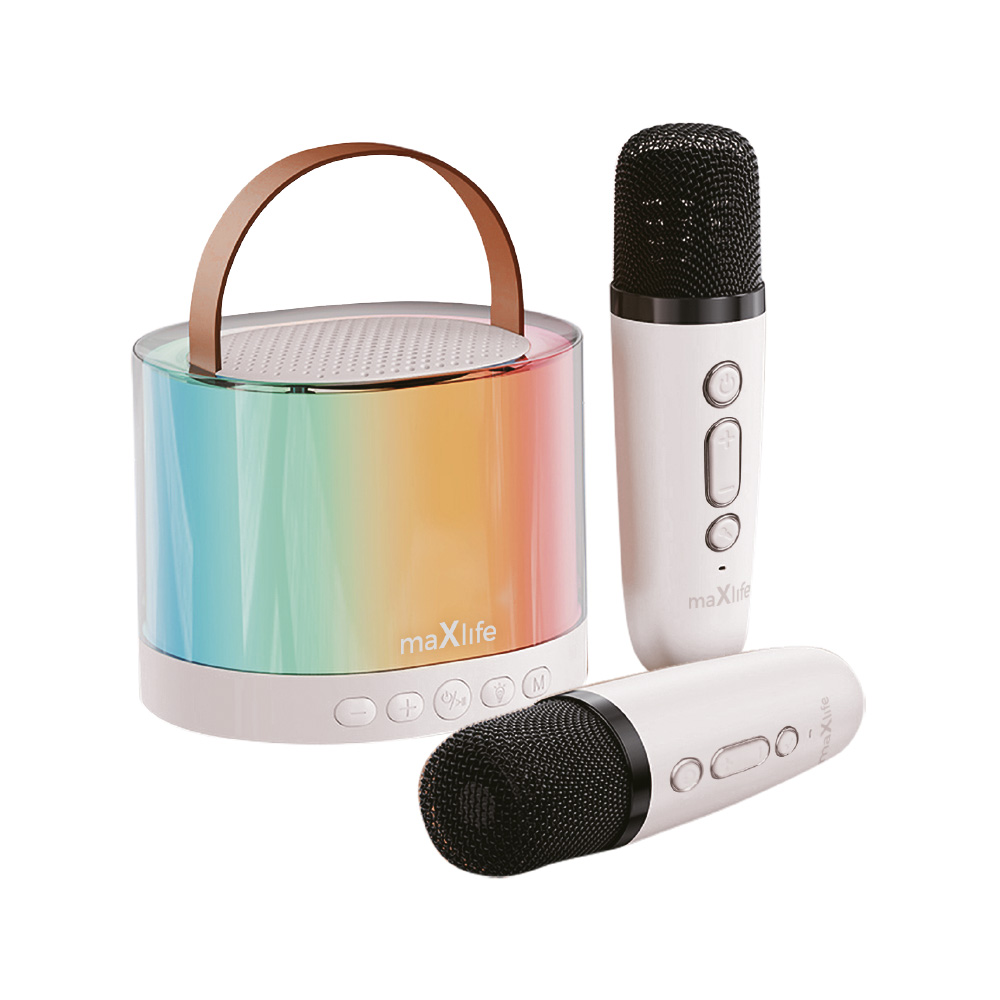 Maxlife Bluetooth karaoke garsiakalbis MXKS-200 baltas