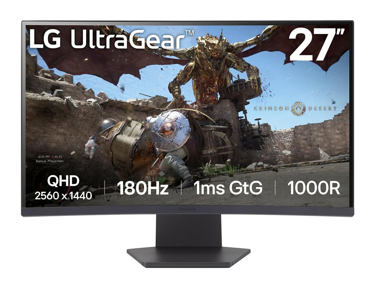 LG 27GS60QC-B 27 colių Žaidimų Monitorius