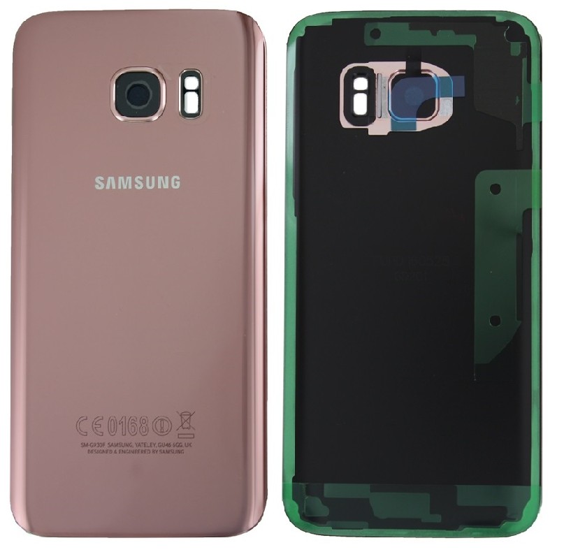Galinis dangtelis Samsung G930F S7 Pink Gold originalus (naudotas, Grade A)