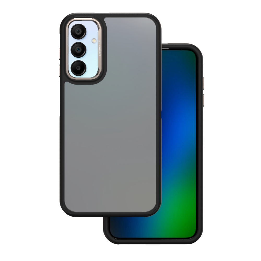 Crystal Black dėklas telefonui Samsung Galaxy A15 4G / A15 5G pilkas