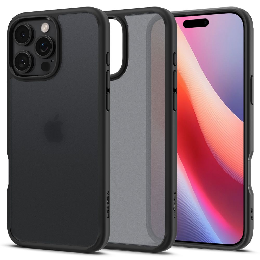 Spigen Ultra Hybrid dėklas telefonui iPhone 16 Pro Max - juodas