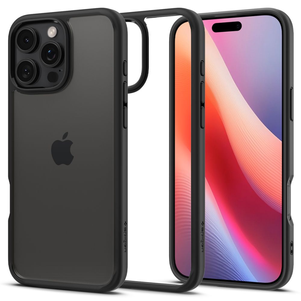 Spigen Ultra Hybrid Dėklas iPhone 16 Pro Max - matinis juodas
