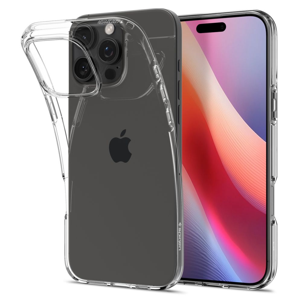 Spigen Liquid Crystal dėklas telefonui iPhone 16 Pro - skaidrus