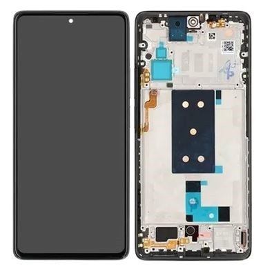 LCD ekranas Xiaomi 11T 5G/11T Pro 5G su jutikliniu ekranu su rėmeliu meteorito pilkas ORG