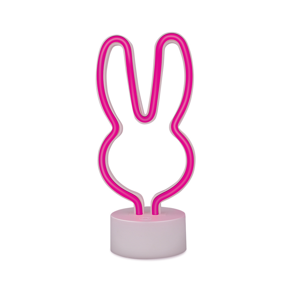 Neon LED on stovas RABBIT rožinis USB-C FSC-10 Forever Light