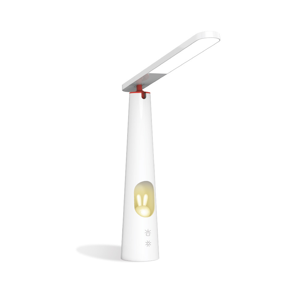 Desk LED Lempa 7.5W with bunny light PURE FLB-150 ELENA baltas Forever Light