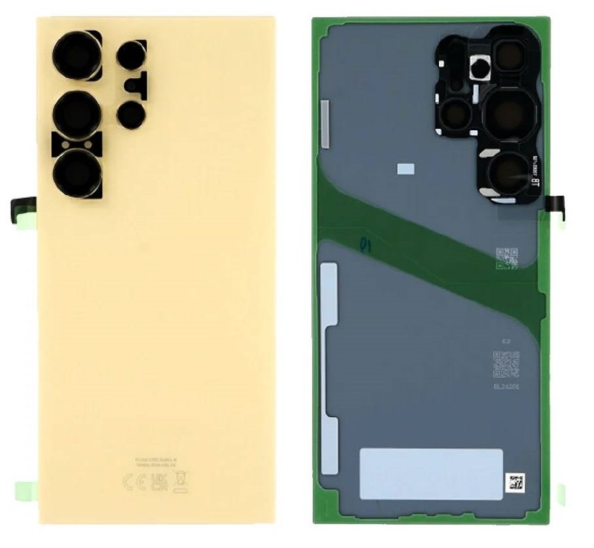 Originalus galinis dangtelis Samsung S928 S24 Ultra Titanium Yellow (service pack)