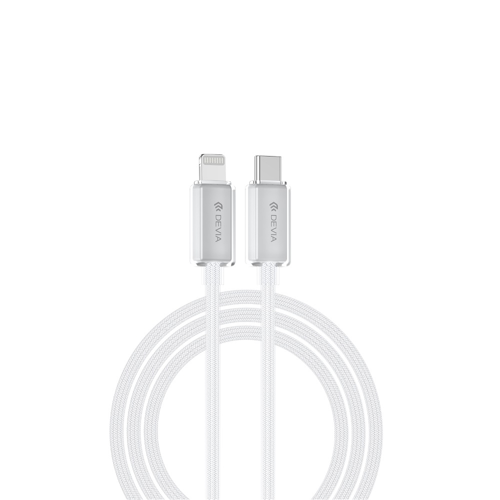 Devia кабель Extreme EC654 PD USB-C - Lightning 1,5 m 27W 3A белый
