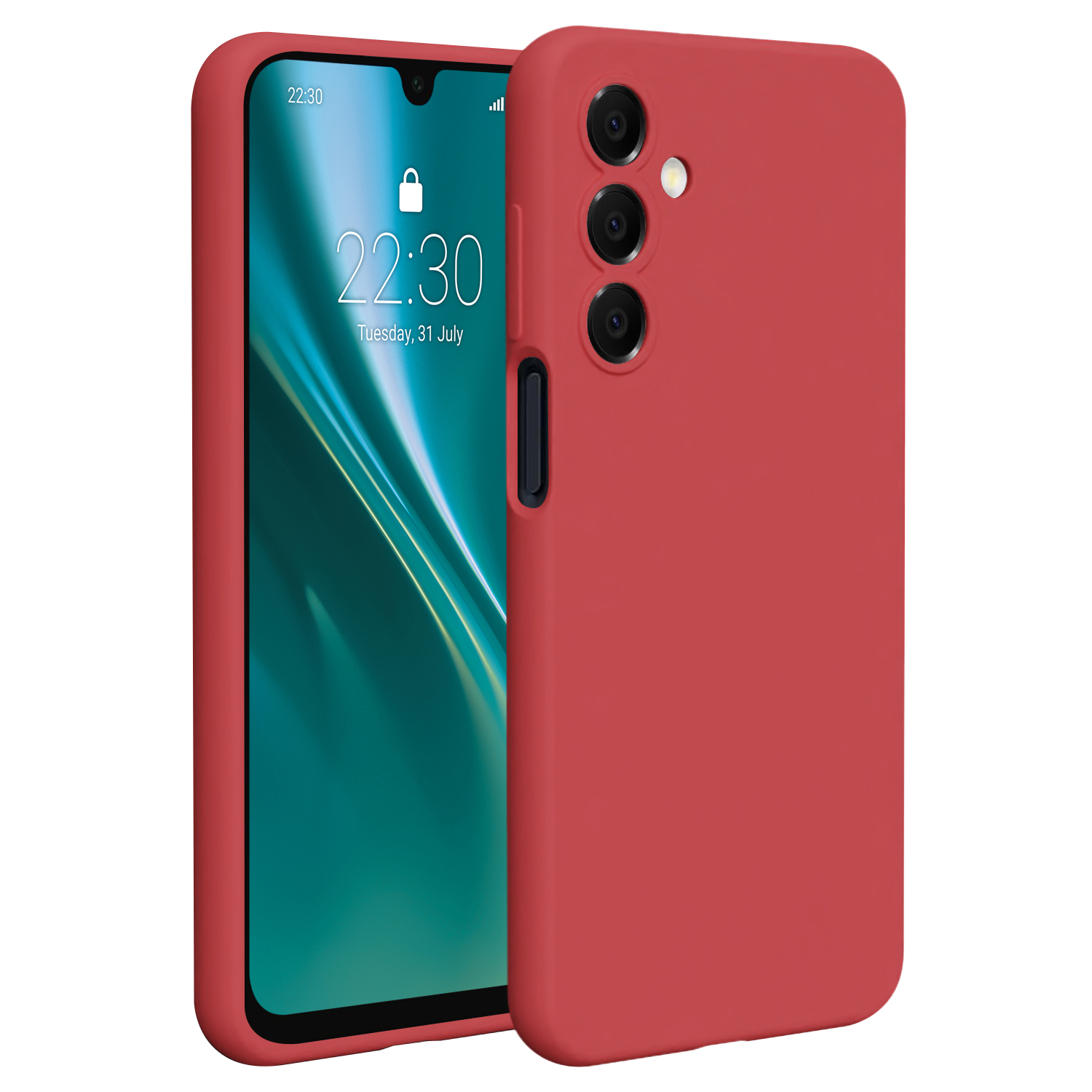 Etteri silikoninis dėklas Samsung Galaxy A16 4G / A16 5G raudonas
