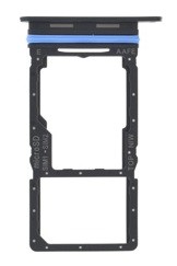 SIM kortelės laikiklis Samsung A165 A16 4G juodas originalus (service pack)