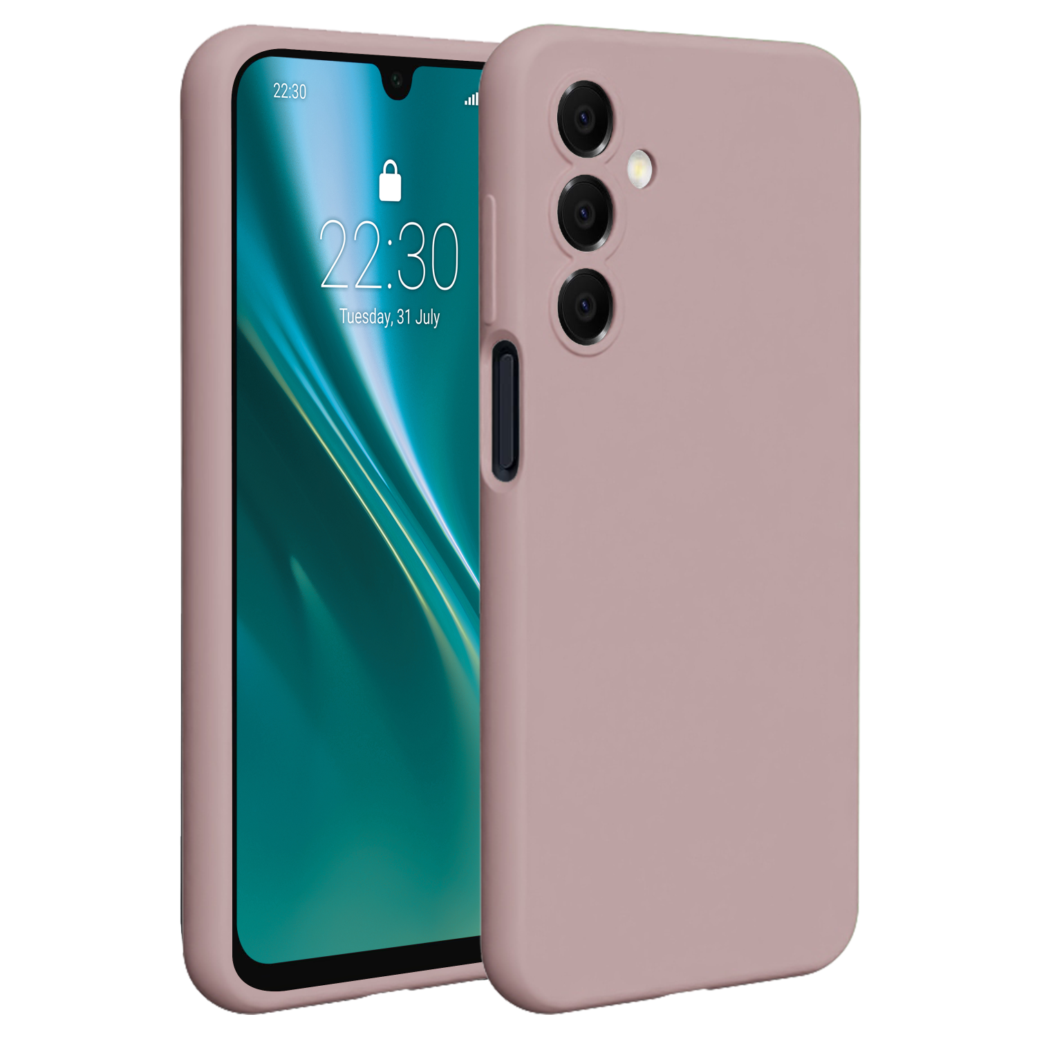 Etteri Silikoninis dėklas for Samsung Galaxy A17 5G šviesiai rožinis