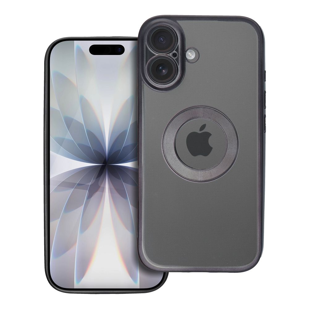 GLAM dėklas telefonui IPHONE 17 juodas