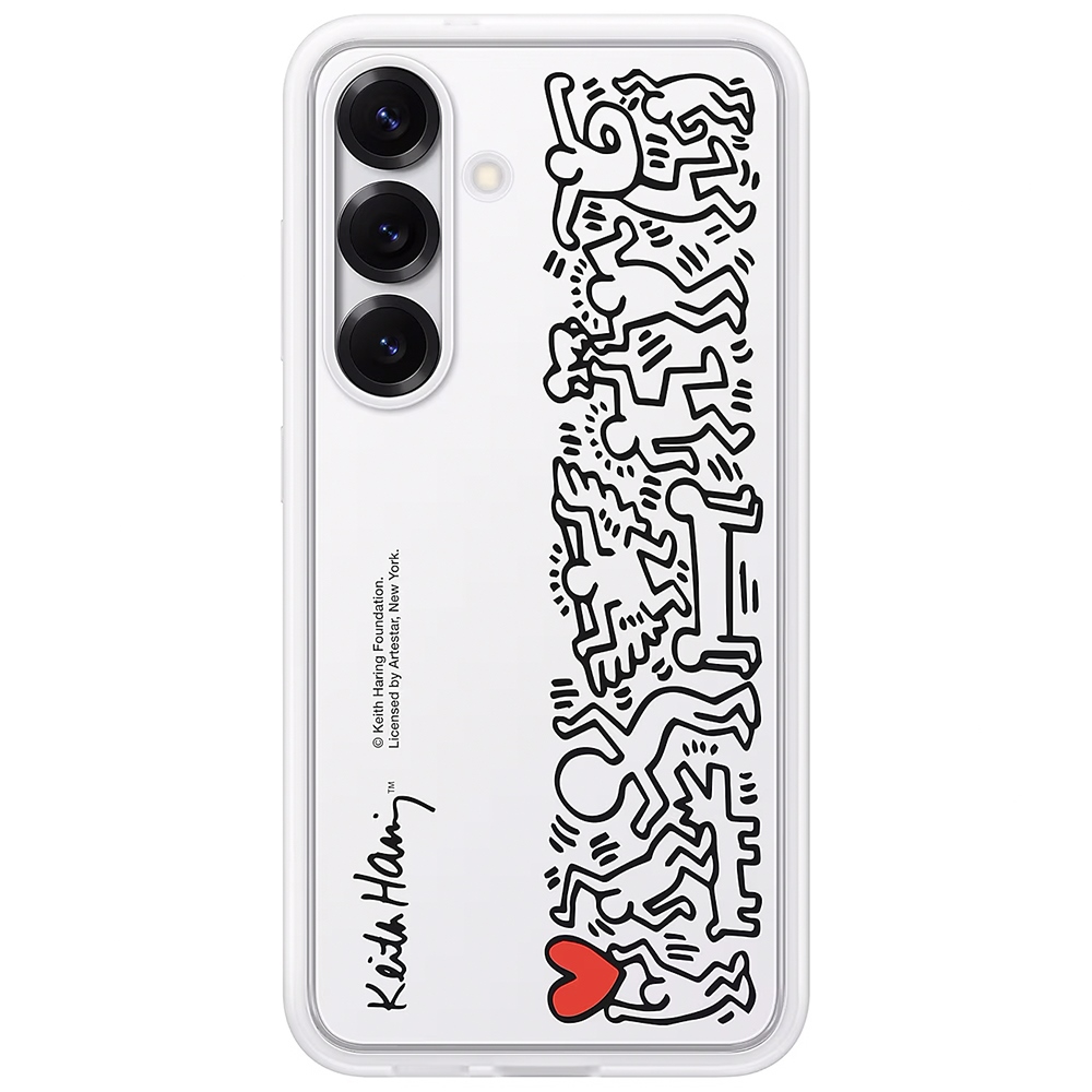 Samsung Flipsuit Case dėklas Samsung Galaxy S25, baltas