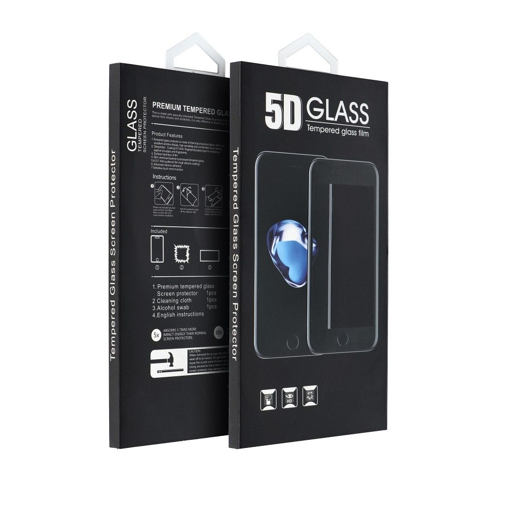 5D su pilnu klijavimu Apsauginis stiklas - skirtas Samsung Galaxy A40 juodas
