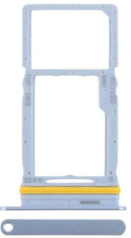 SIM kortelės laikiklis Samsung A175 A17 4G Light Blue originalus (service pack)