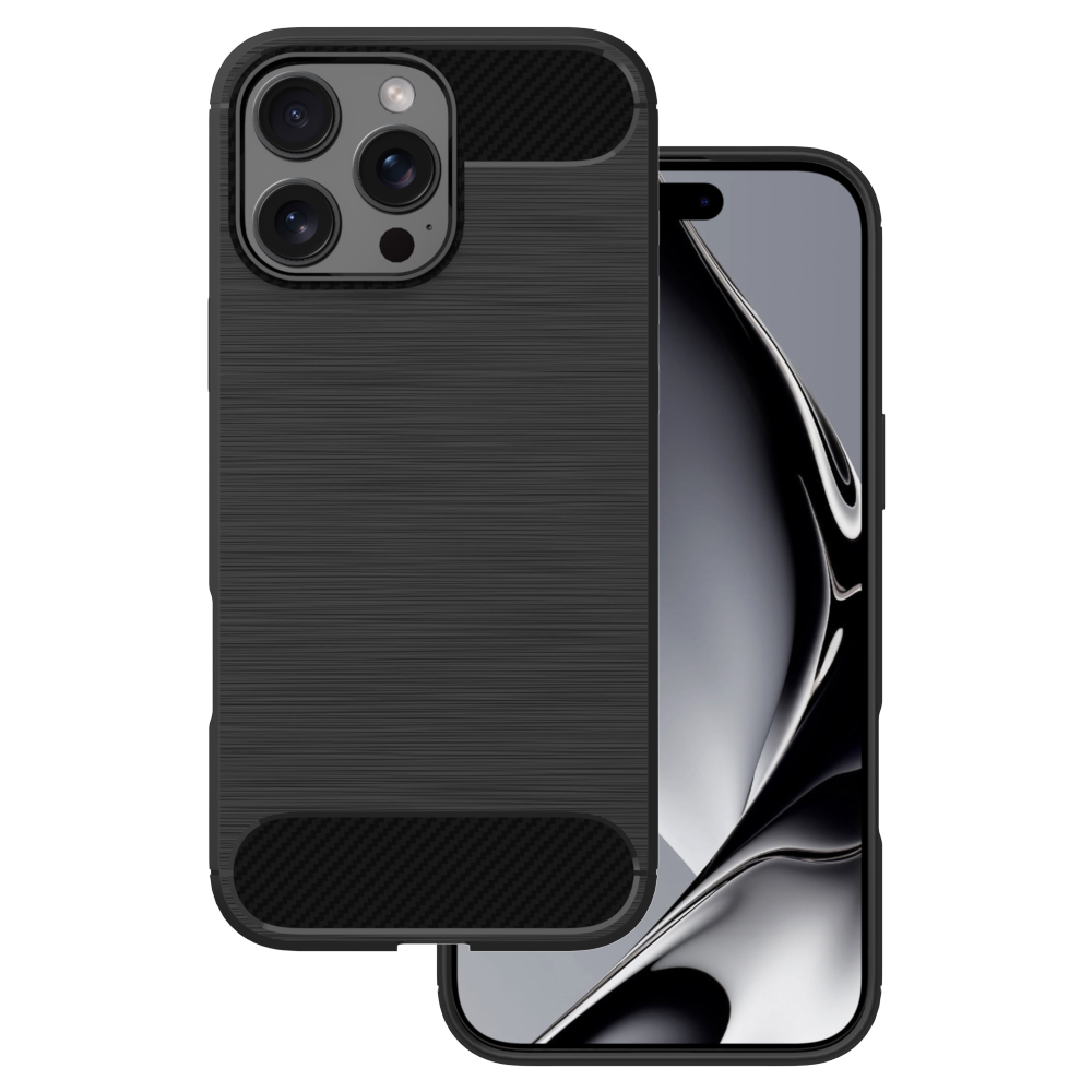 Simple juodas dėklas for iPhone 17 Pro 6,3"