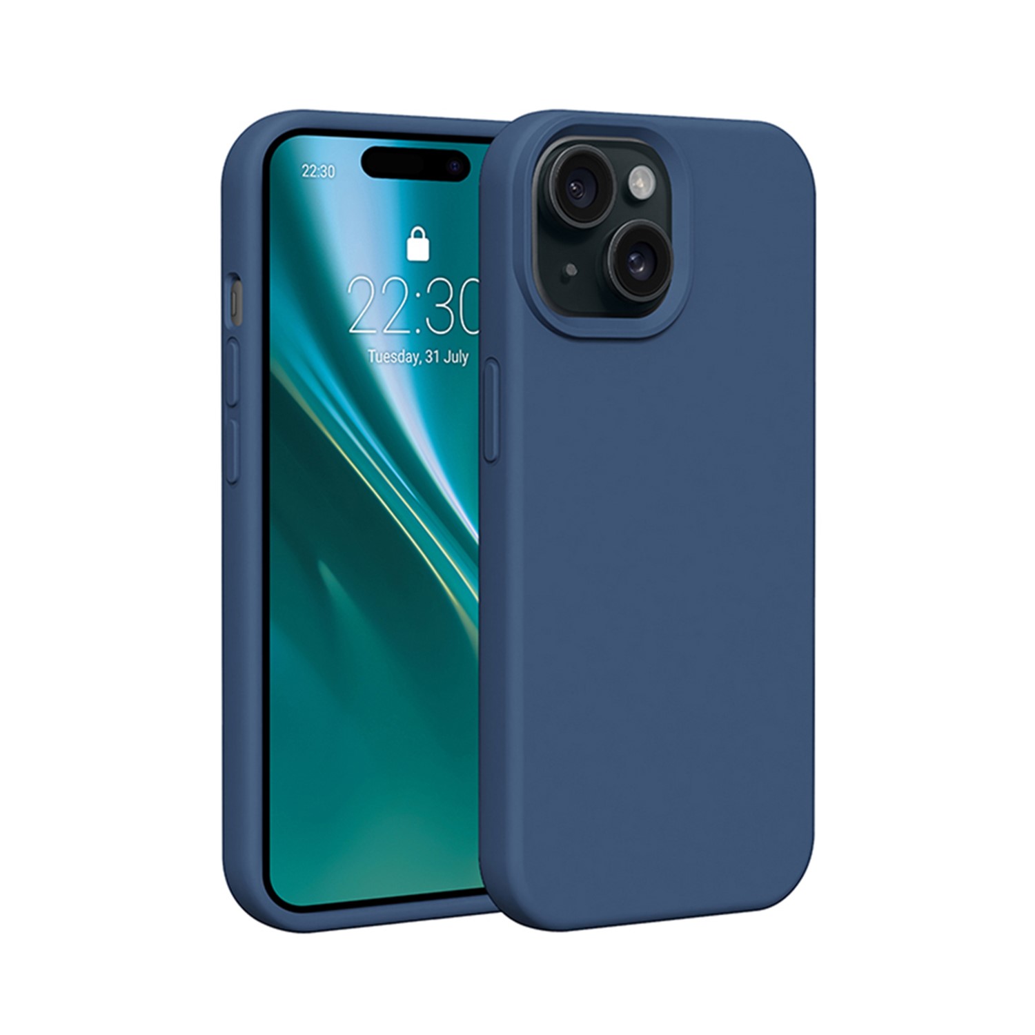 Etteri silikoninis dėklas telefonui iPhone 11 - tamsiai mėlynas