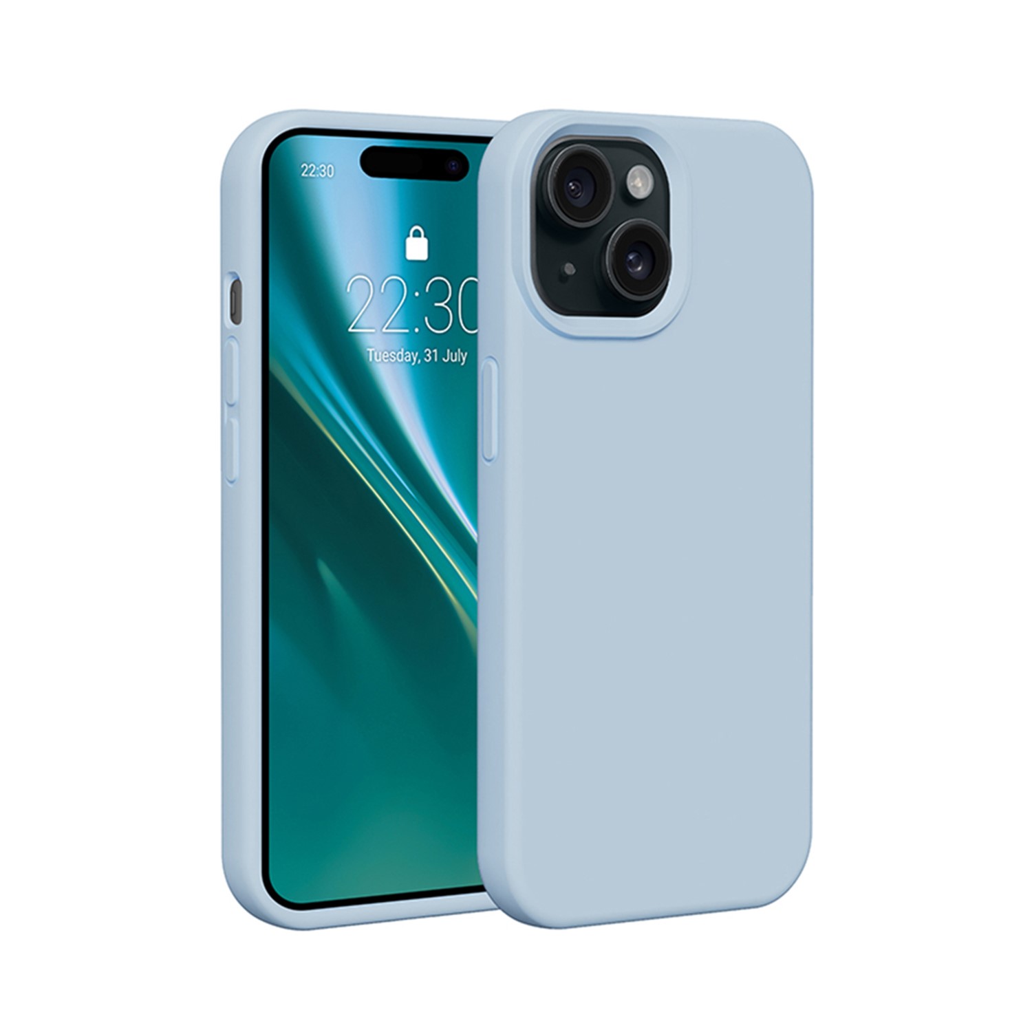 Etteri silikoninis dėklas telefonui iPhone 11 šviesiai mėlynas