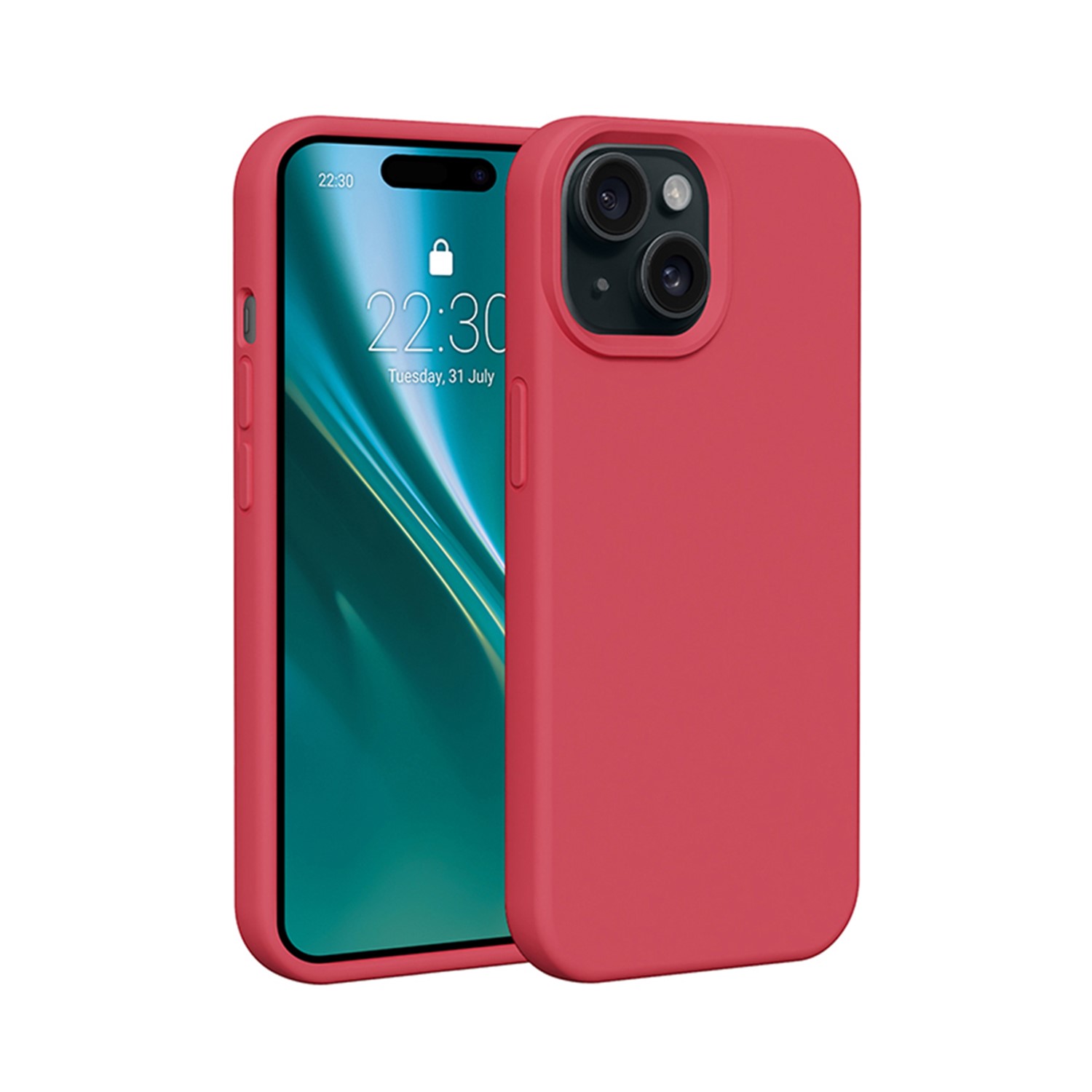 Etteri silikoninis dėklas telefonui iPhone 11 avietinis