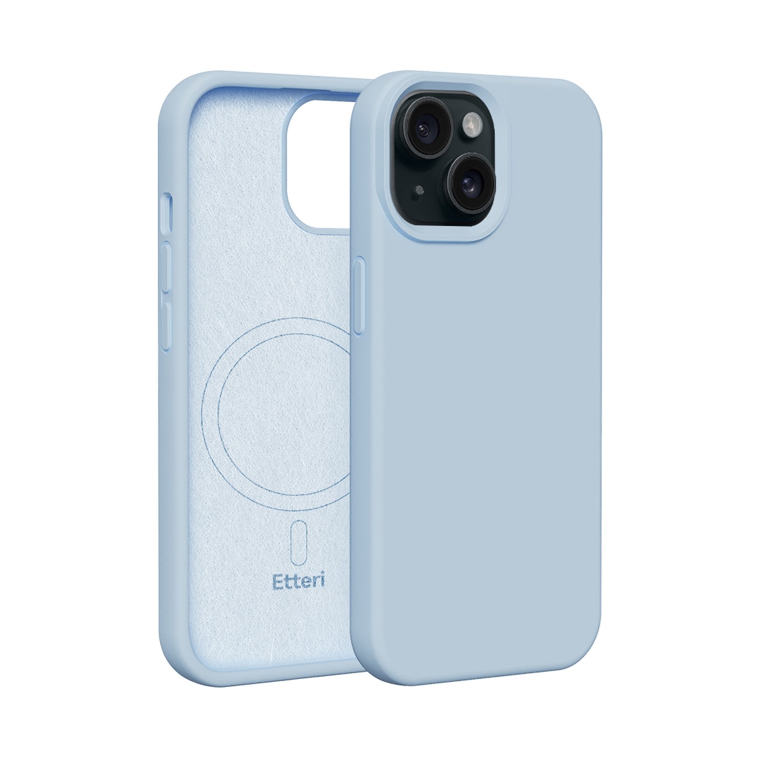 Etteri silikoninis magnetinis dėklas telefonui iPhone 13 6,1" šviesiai mėlynas