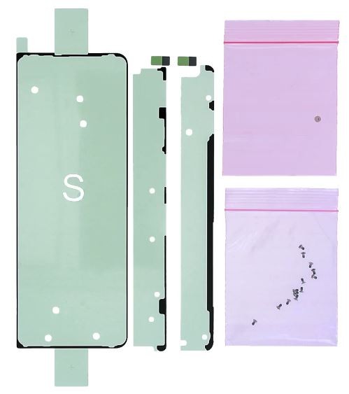 Lipdukų komplektas ekranui OUTER Samsung F926 Z Fold3 5G originalus (service pack)