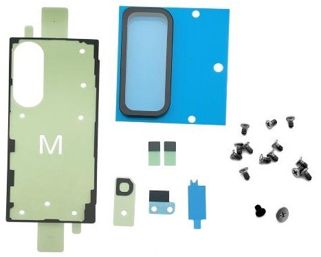 Lipdukų komplektas galiniam dangteliui Samsung F956 Z Fold6 5G originalus (service pack)