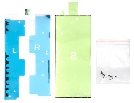 Lipdukų rinkinys išoriniam LCD ekranui Samsung F966 Z Fold7 5G originalus (techninės priežiūros paketas)