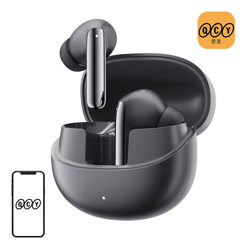 TWS QCY MeloBuds Pro HT08 ausinės, ANC (juodos)