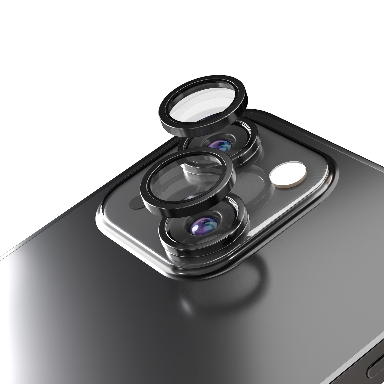 Etteri защита объектива камеры iPhone 13 / 13 Mini черный