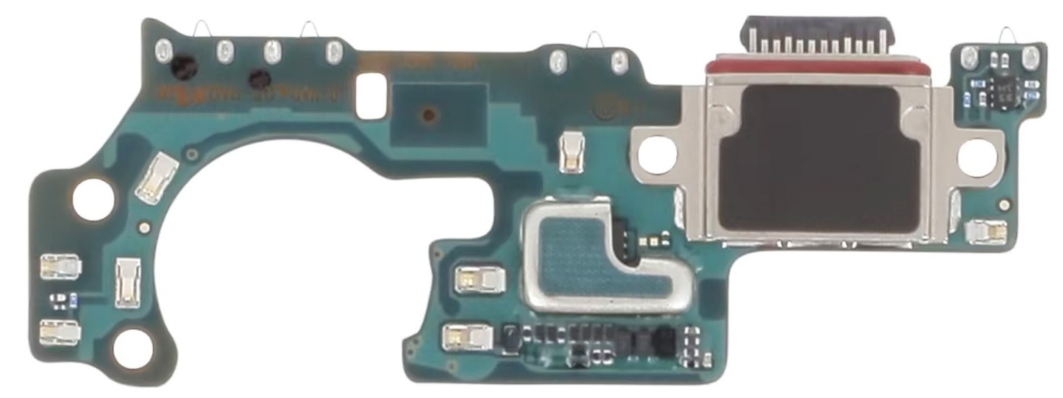 Lanksčioji jungtis Samsung F766 Z Flip 7 5G su įkrovimo kontaktu ir mikrofonu originali (service pack)