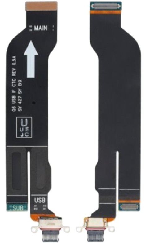 Lanksčioji jungtis Samsung F956 Galaxy Z Fold6 5G su įkrovimo kontaktu ir mikrofonu originali (service pack)