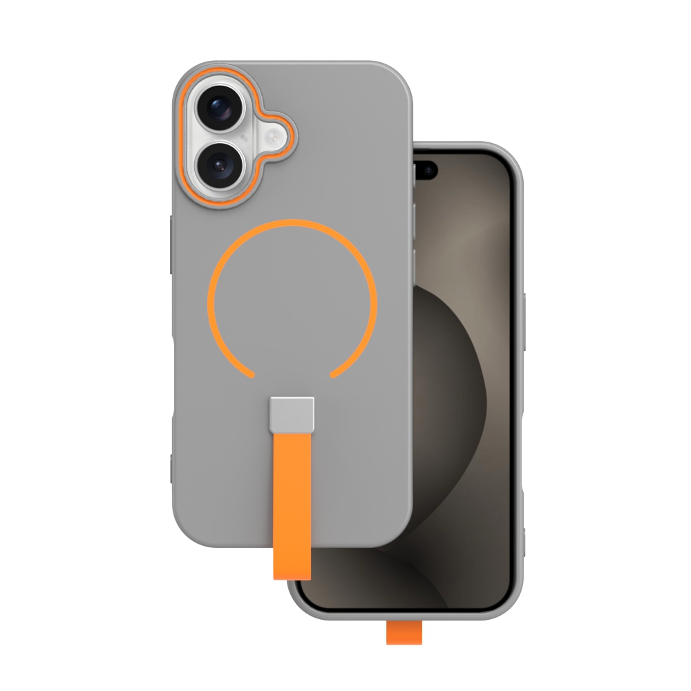 Loop Thin Mag dėklas telefonui iPhone 13 6,1" pilkas