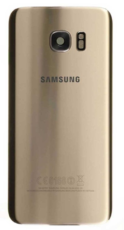 Galinis dangtelis Samsung G935F S7 Edge Gold Platinum originalus (naudotas, Grade A)