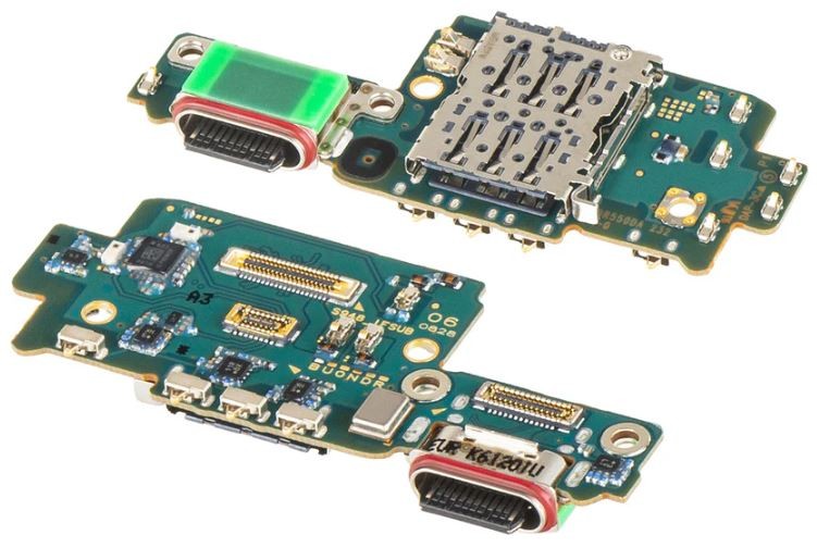 Originali plokštė Samsung S948 S26 Ultra įkrovimo jungčiai, mikrofonui, SIM skaitytuvui (service pack)