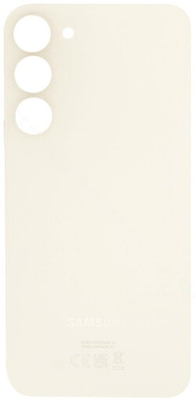 Galinis dangtelis Samsung S911 S23 Cream (be kameros stikliuko) originalus (naudotas Grade C)