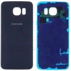 Galinis dangtelis Samsung G920F S6 Black Sapphire (be kameros stikliuko) originalus (naudotas, Grade B)