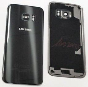 Galinis dangtelis Samsung G930F S7 juodas originalus (naudotas, Grade A)