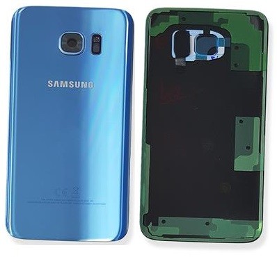 Galinis dangtelis Samsung G935F S7 Edge Coral Blue originalus (naudotas, Grade B)
