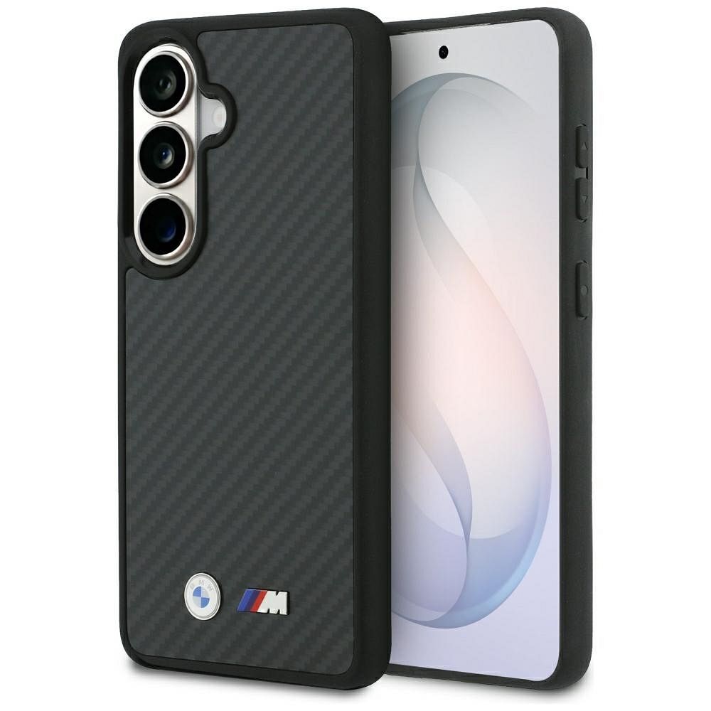 BMW dėklas Magnetic Kevlar su Logo skirtas Samsung Galaxy S26 juodas