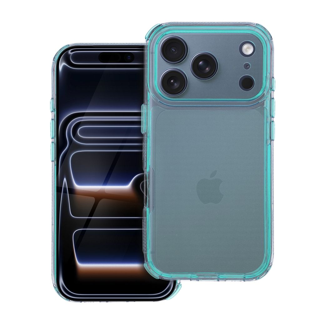 MATRIX CLEAR dėklas telefonui IPHONE 17 Pro mėtų