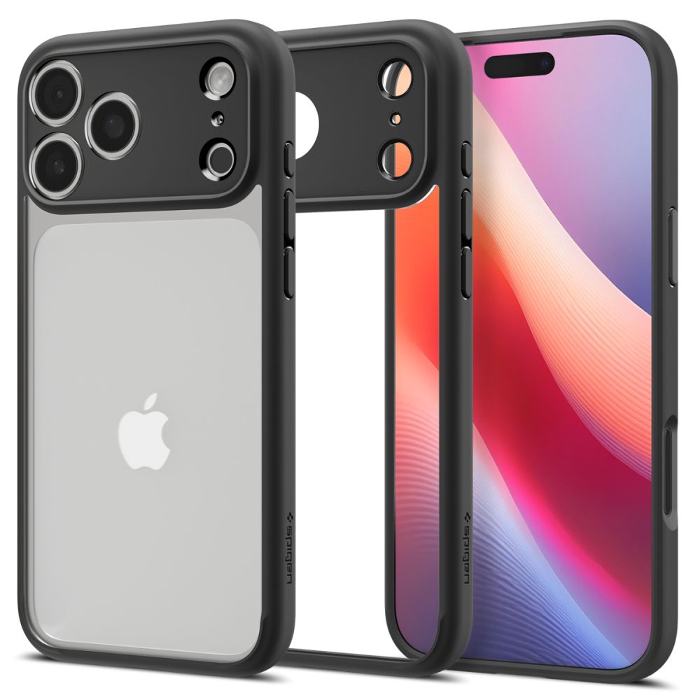 Spigen Ultra Hybrid dėklas telefonui iPhone 17 Pro - Matinis juodas