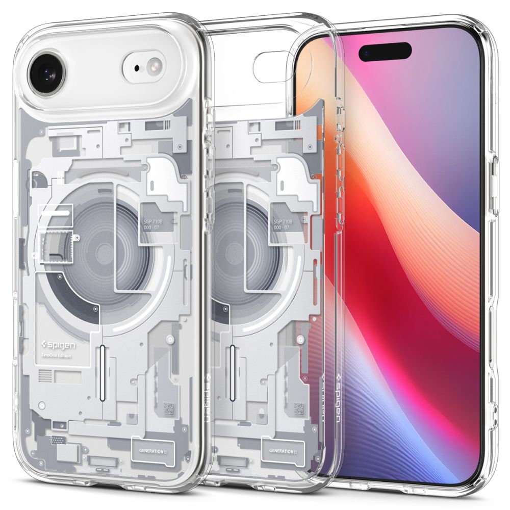 Spigen Ultra Hybrid MagSafe dėklas telefonui iPhone 17 Air Zero One - baltas