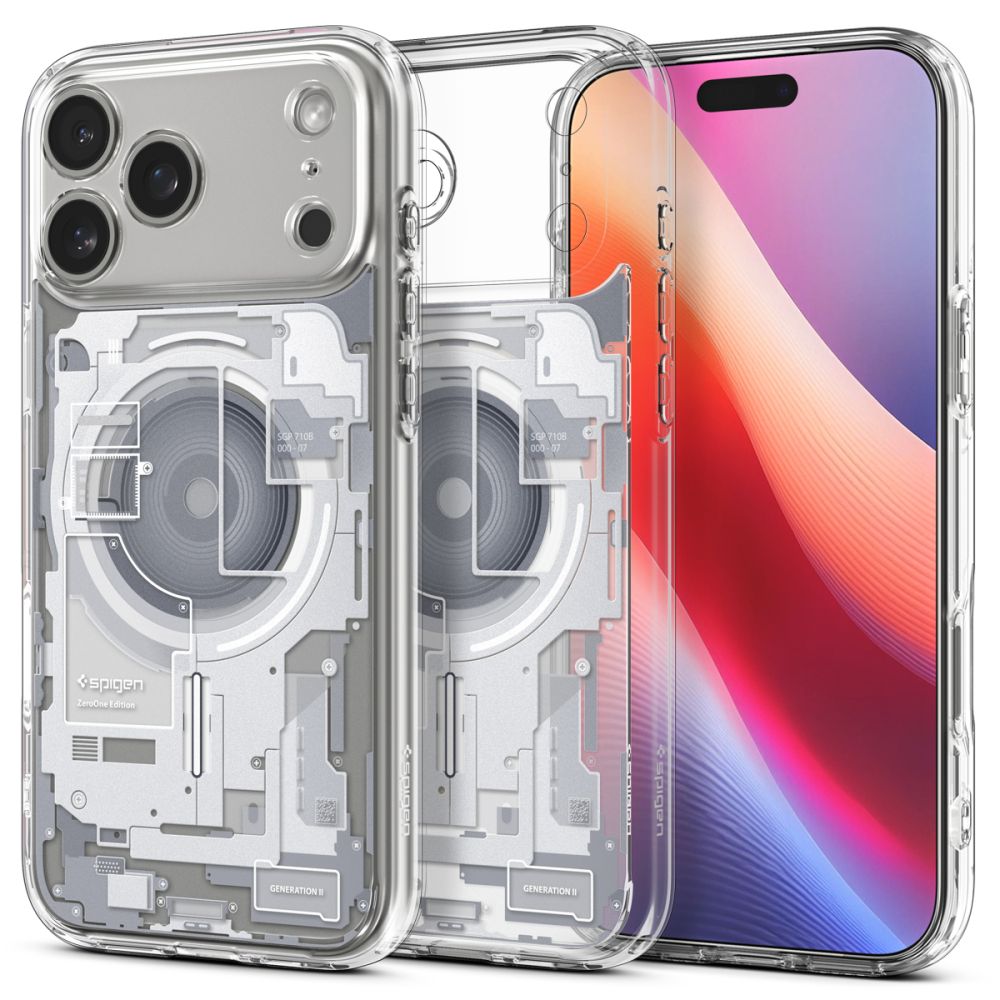 Spigen Ultra Hybrid Magnetinis dėklas telefonui iPhone 17 Pro Zero One - baltas