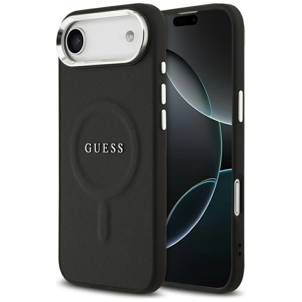 Guess Classic Logo Magnetinis dėklas telefonui iPhone Air - juodas