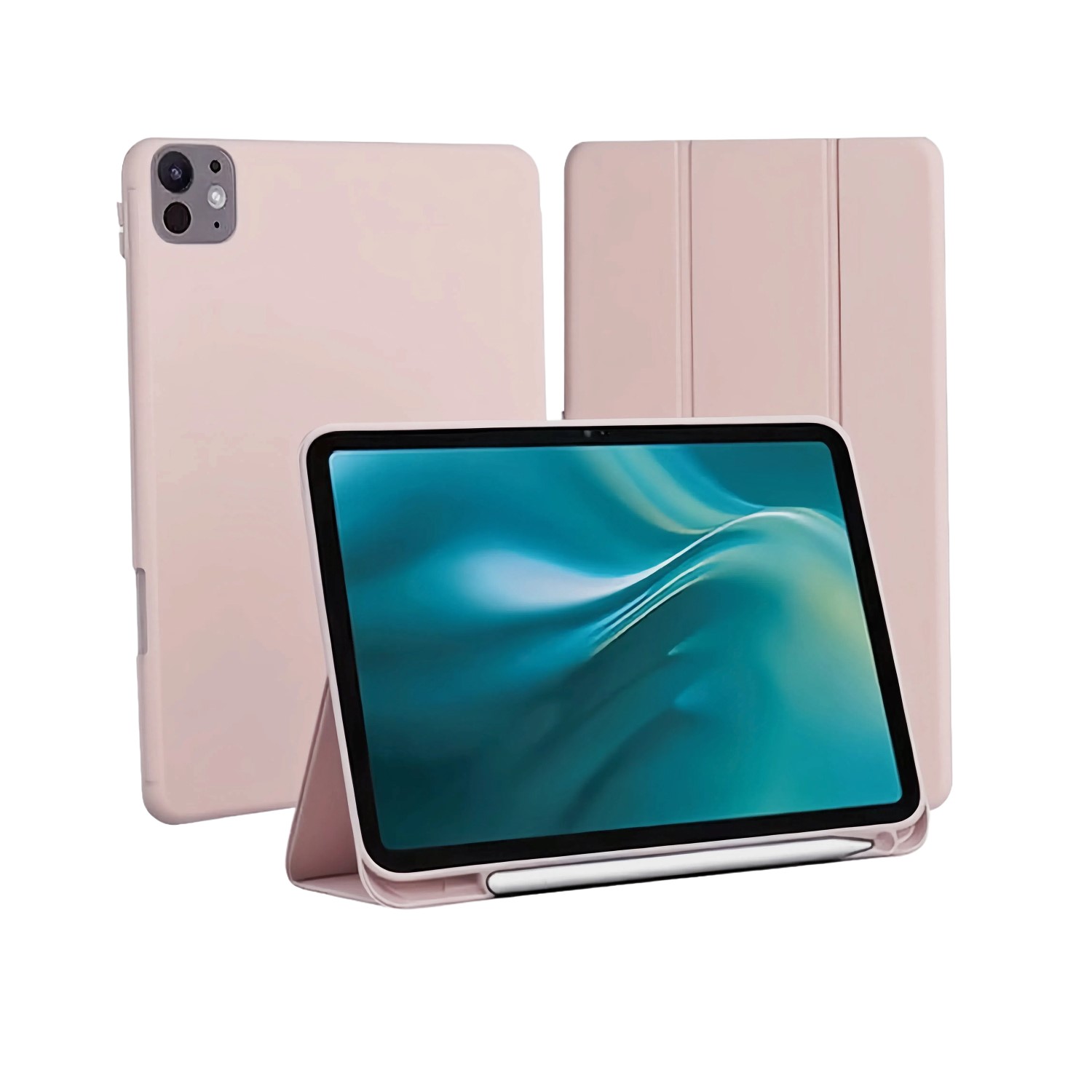Etteri dėklas for Apple iPad Pro 2024 11' šviesiai rožinis