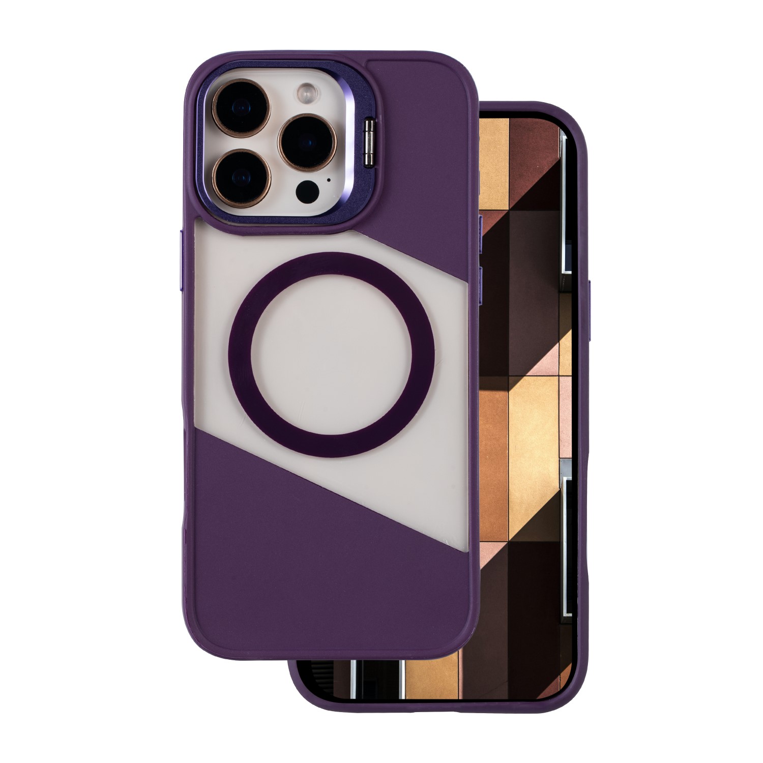 Fusion Mag dėklas for iPhone 16 Pro 6,3" violetinis