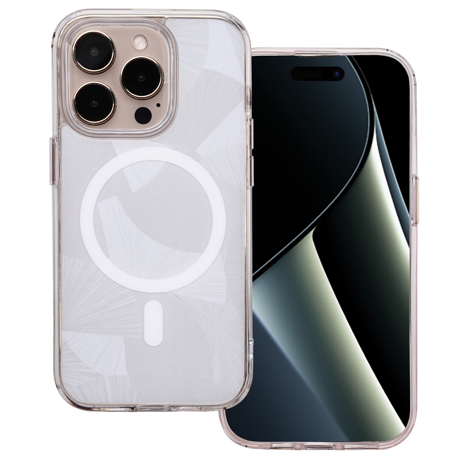 Flash Mag dėklas for iPhone 15 Pro 6,1" pilkas