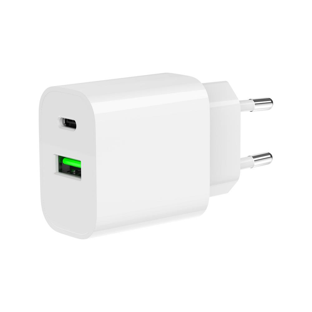 Įkroviklis USB Universalus QC3.0/TA-UC-PDQC20-01-W GEMBIRD